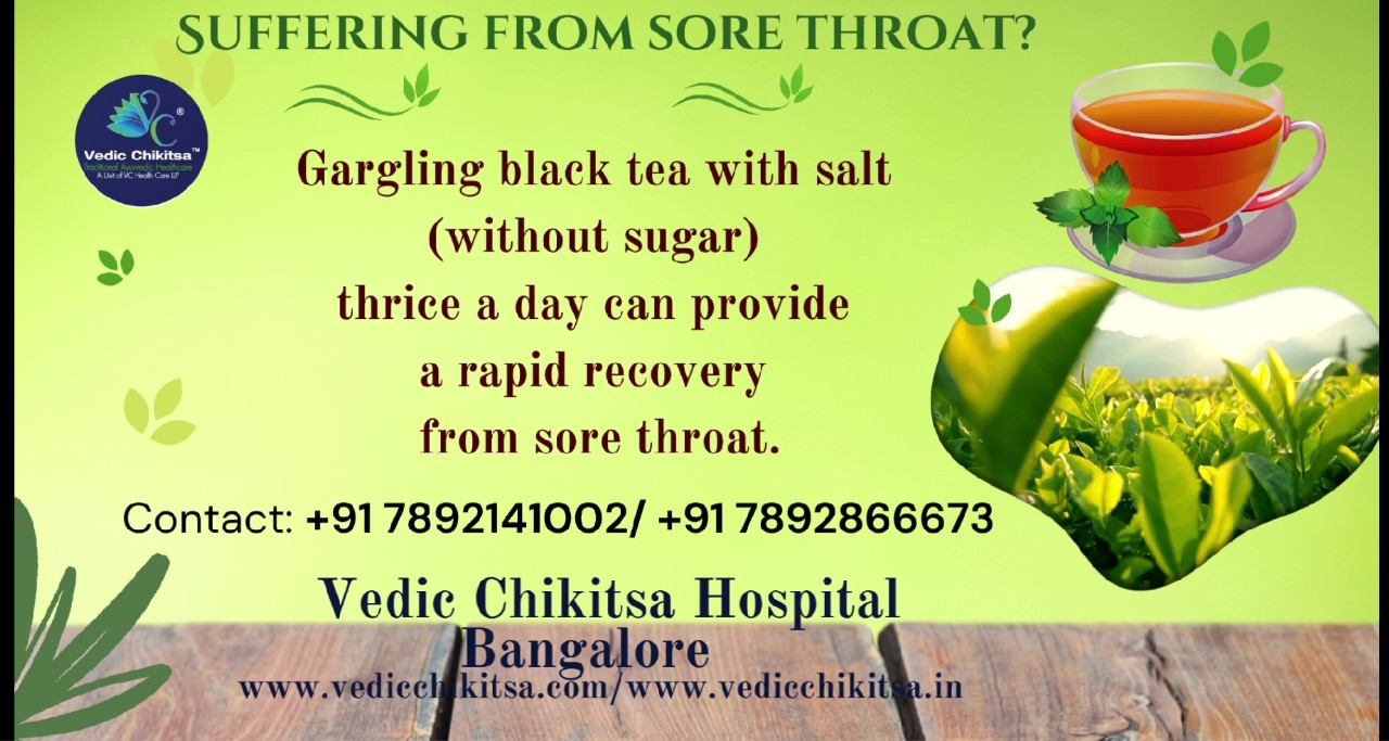 Vedic Chikitsa - Latest update - Sore Throat Home remedy