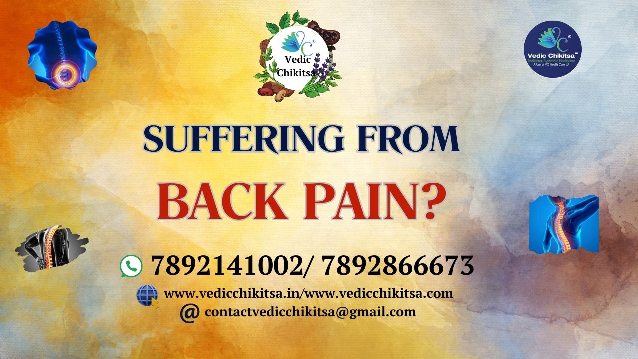 Vedic Chikitsa - Latest update - Back Pain reasons